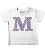 Purple Dogs And Cats Letter M T Shirt