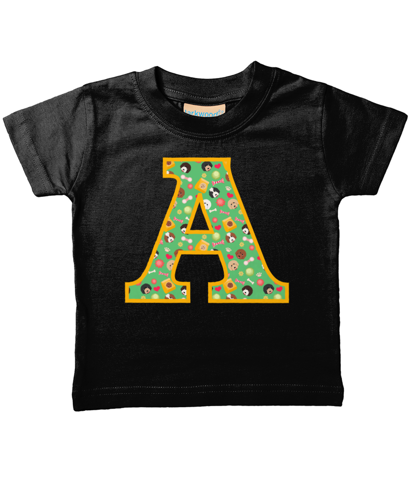 Doodle Dogs T-Shirt Letter A