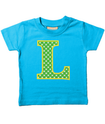 Green Crabs T-Shirt Letter L