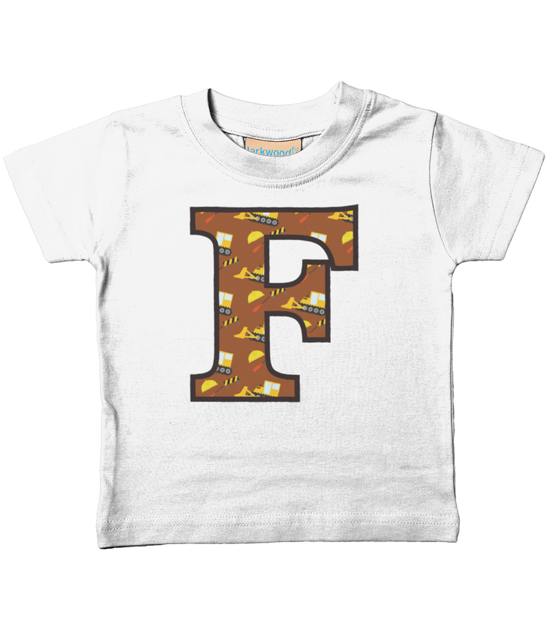 Brown Digger Letter F T Shirt