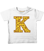 Yellow Dinosaur T-Shirt Letter K