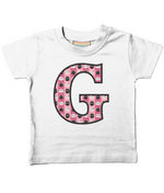 Pink Cats T-Shirt Letter G