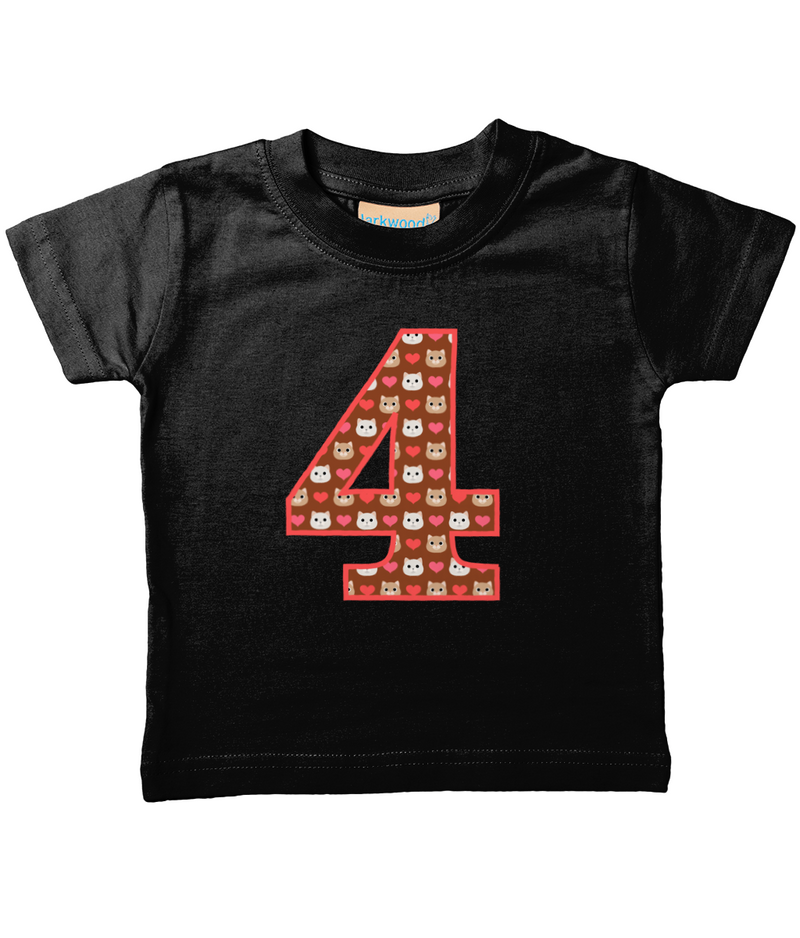 Kitten Love Age 4 T Shirt