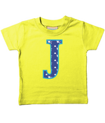 Blue Helicopter Letter J T Shirt