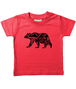 Beary Adventurous Black Design T-Shirt