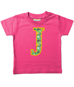 Doodle Dogs T-Shirt Letter J