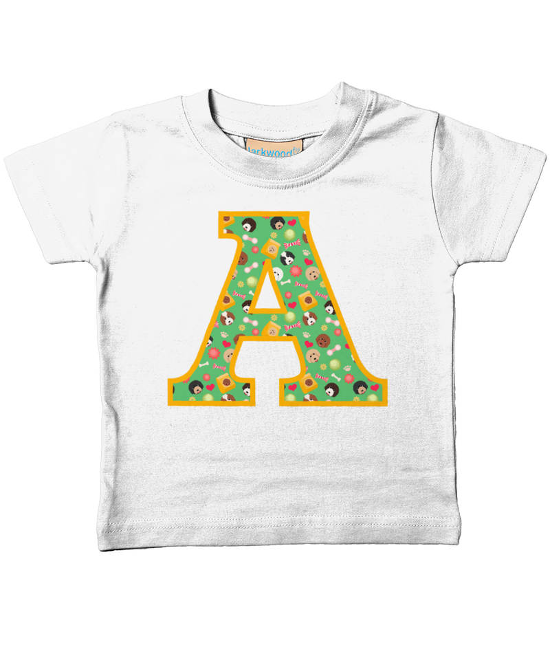 Doodle Dogs T-Shirt Letter A