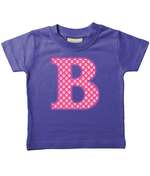 Pink Paws T-Shirt Letter B