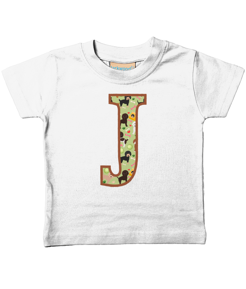 Doggy Playtime T-Shirt Letter J