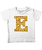 Yellow Dinosaur T-Shirt Letter E