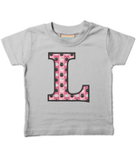 Pink Cats T-Shirt Letter L