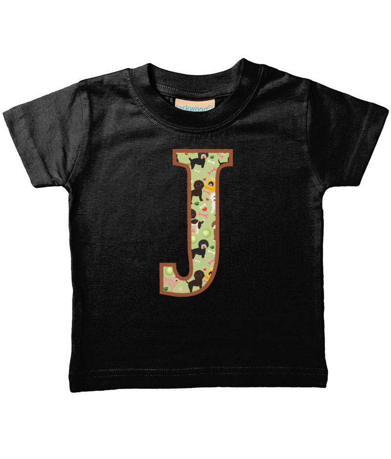 Doggy Playtime T-Shirt Letter J