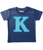 Blue Paws T-Shirt Letter K