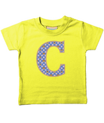 Purple Dogs And Cats T-Shirt Letter C