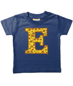 Yellow Dinosaur T-Shirt Letter E